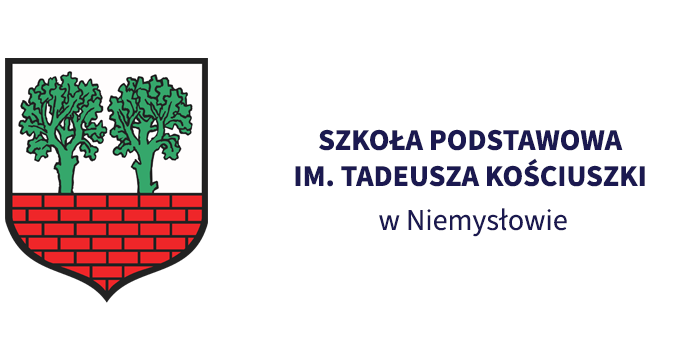 Logo Szkoły Podstawowej im. Tadeusza Kościuszki w Niemysłowie